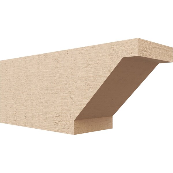 Ekena Millwork 6in. W x 8in. H x 20in. L Burlington Woodgrain TimberThane Rafter Tail, Primed Tan RFTUR06X08X20BURRCPR - main